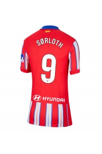 Atletico Madrid Alexander Sorloth #9 Jalkapallovaatteet Naisten Kotipaita 2024-25 Lyhythihainen